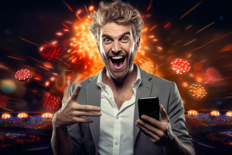 Tampilan responsif Diamond Empire di layar ponsel dengan kontrol permainan yang mudah diakses